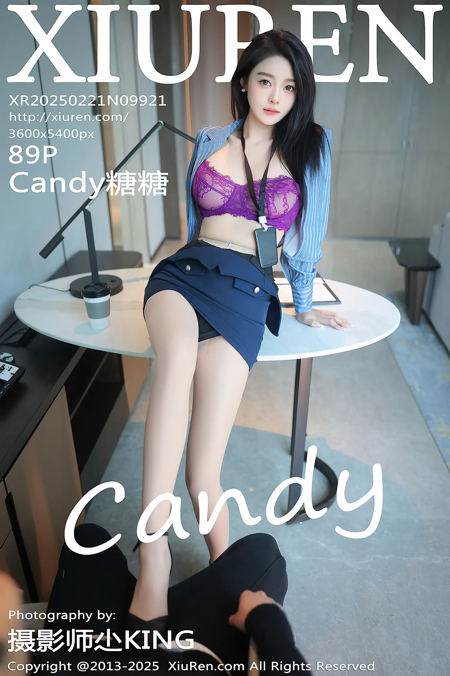 [XiuRen秀人网] VOL.9921 模特Candy糖糖性感红色蕾丝内衣配超薄肉丝秀丰腴身材诱惑写真89P-秀人网官方网站